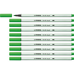 STABILO Feutre pinceau Pen 68 brush, vert clair ()