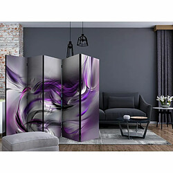 Paris Prix Paravent 5 Volets Purple Swirls II 172x225cm