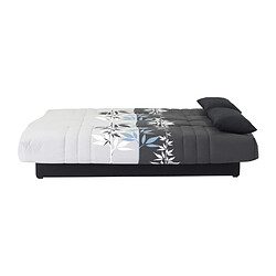 Acheter Clic clac 3 places DREAM - Tissu 100% Coton imprimé Ramage - Couchage 125x190 cm - L190 x P92 x H96 cm