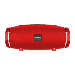 Yonis Enceinte Waterproof Bluetooth 5.0 Sportive Aux Multiples Fonctions Enceinte Bluetooth Sportive Waterproof 5.0 Son Surround 360 4 Modes de Lecture Rouge YONIS