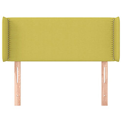 Avis Maison Chic Tête de lit scandinave avec oreilles,meuble de chambre Vert 93x16x78/88 cm Tissu -MN71010