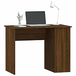 Avis Maison Chic Bureau,Table de travail,bureau de travail pour chambre chêne marron 100x55x75 cm bois d'ingénierie -GKD42876