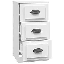 Avis Maison Chic Buffet,Meuble de Rangement,commode pour salon,Cuisine blanc 36x35,5x67,5 cm bois d'ingénierie -MN89190