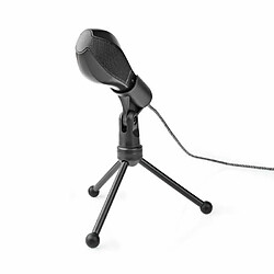 Avis NEDIS Microphone filaire Streaming omnidirectionnel Tripod USB Mac OS X et PC pour réunions entretiens podcasts YouTube Gaming