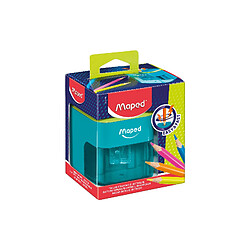 Maped Taille-crayon électrique, turquoise/vert pomme () 