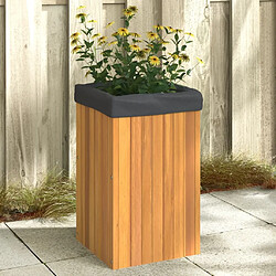 Maison Chic Jardinière,Bac à fleurs - pot de fleur 35x35x60 cm bois massif d'acacia -GKD99870