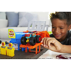 Hot Wheels Monster Trucks Station Explosive pour enfant +4 ans Multicolore