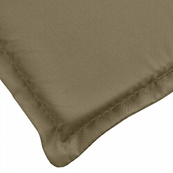 Acheter vidaXL Coussin de banc de jardin taupe mélangé 150x50x7 cm tissu