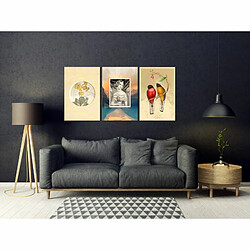 Paris Prix Tableau Imprimé Retro Collection 30 x 60 cm