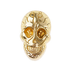 5 Set Skull Screwback Screwback Studs Punk Rivers pour sacs Chaussures Leathercraft Gold pas cher