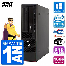 PC Fujitsu Esprimo E910 DT Intel G630 RAM 16Go SSD 240Go Windows 10 Wifi · Occasion 