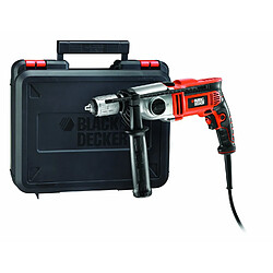 Black & Decker KR1102K Perceuse à percussion 2 vitesses 1.100 W - avec coffret 