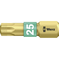 Wera 867/1 BDC TX25X25 Torx-Bit T 25 Werkzeugstahl legiert, diamantbeschichtet D 6.3 1 St. (05 066106 001) 