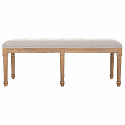 Banquette Alexandra House Living Crème Bois d'hévéa 41 x 48 x 122 cm