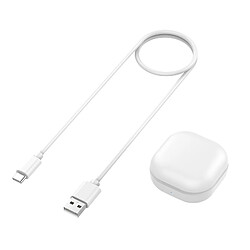 Station De Recharge 600mAh Pour écouteurs Samsung Galaxy Buds Live Blanc