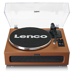 Lenco Platine vinyle avec 4 haut-parleurs incorporés LS-430BN Marron