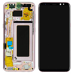 Écran LCD Samsung Galaxy S8 Bloc Complet Tactile Original Samsung - rose