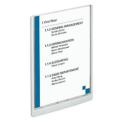 Durable Plaque de porte Clicksign blanche. 