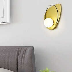 Universal Lampe murale à LED doré Chambre à coucher Etude de chevet balcon LED lampe murale (ampoule non incluse) pas cher