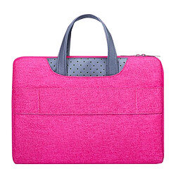 Avis Wewoo Sacoche pour ordinateur portable Magenta MacBook, Lenovo et autres ordinateurs portables, Taille interne: 31.0x21.5x3.0cm 13.3 pouces Business Series Exquisite Zipper Handheld Laptop Bag avec bloc d'alimentation indépendant