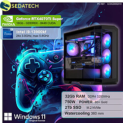 Sedatech PC Gamer • Intel i9-13900KF • RTX4070Ti Super • 32 Go RAM • 2To SSD M.2 • Windows 11