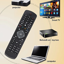 Universal Philips LED Smart TV 40PFH5300/88 32PHT4509/12 40PFH4509/88 50PFT5300/12 32PFH5300/88 32PF5300/88 32PFK5300/12 | Télécommande | Télécommande TV pas cher