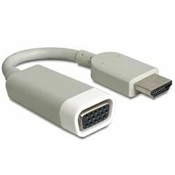 DeLock 65469 Adaptateur HDMI-A prise mâle vers VGA femelle Argent