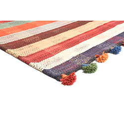 Acheter Vidal Tapis de laine 218x144 multicolore Jajim