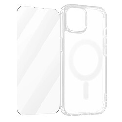 Pack Protection pour iPhone 15 Plus Coque MagSafe Film 4smarts Transparent