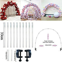 Acheter Euro Mega Grand Ballon Ball Arch Set, kit de Support de Colonne Clip Cadre Cadre de fête d'anniversaire de Mariage