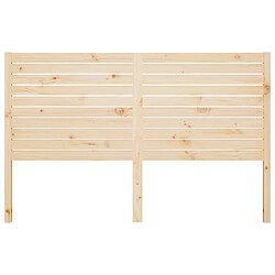 Avis Maison Chic Tête de lit scandinave pour lit adulte,Meuble de chambre 156x4x100 cm Bois massif de pin -MN52061