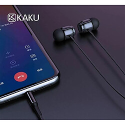 Acheter iKAKU KSC-381 Écouteurs intra-auriculaires HiFi légers universels 3,5 mm avec microphone 1,2 m Blanc