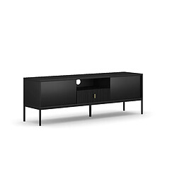 Vivaldi Meuble TV MAGGIORE 2D1S Noir/Noir/Dore 