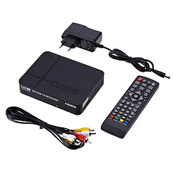 Wewoo HD 080P PVR K2 DVB-T2 Récepteur Numérique Diffuseur TV avec Télécommande (Noir)