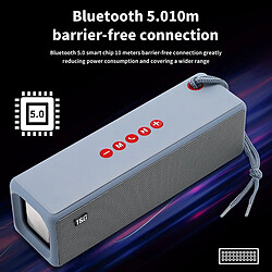 Avis Universal Portable Bluetooth haut-parleurs haute puissance Soundbar Subwoofer HIFI pour ordinateur Smart Phone radio Centre de musique Système sonore sans fil | Haut-parleurs portables (bleu)