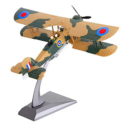 Jouet Avion modèle d'avion de Chasse Rétro biplan Modèle d'avion de Chasse Biplan de Modèle Rétro d'Attaque de l'Espadon pour la décoration intérieure / bureau ornement / souvenir, Echelle 1:72