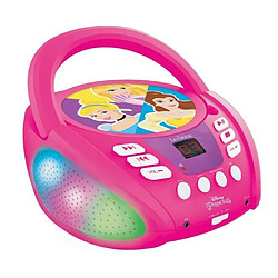 Lexibook DISNEY PRINCESS - Lecteur CD Bluetooth - Effets Lumineux 