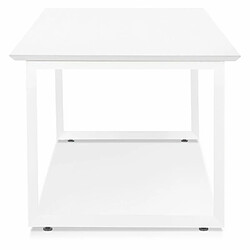 Avis Paris Prix Bureau Design Ribaila 180cm Blanc