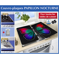 WENKO 2 Couvre-plaques universel - Papillon nocturne