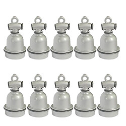 support de lampe E27 10pcs E27 Douille Ampoule en Céramique Base de Lampe pour Reptile Terrarium Imperméable