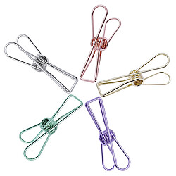 Acheter Pinces de Reliure Acier Bulldog Clips Multicolore