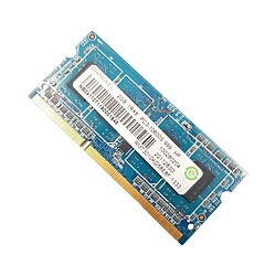 Barrette Mémoire 2Go RAM DDR3 Ramaxel RMT3010KD58E8F-1333 SO-DIMM PC3-10600S 1333MHz 1Rx8 · Reconditionné PC3-10600 - 1333MHz