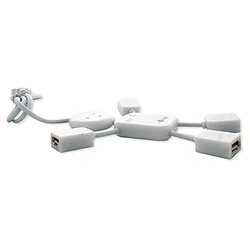 Totalcadeau Hub 4 ports USB en forme bonhomme