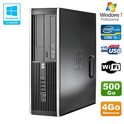 PC HP Elite 8300 SFF Core I5 3470 3.2GHz 4Go Disque 500Go Graveur USB3 Wifi W7 · Occasion 