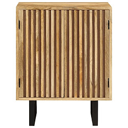 Maison Chic Buffet commode,console avec 2 portes pour rangement 55x35x70 cm bois massif de manguier -MN38098