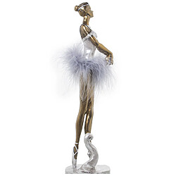 Acheter Figurine Décorative Alexandra House Living Blanc Argenté Acrylique Plastique Mélamine Ballerine