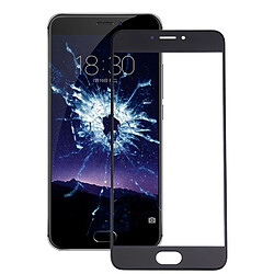 Wewoo Noir pièce détachée Meizu MX6 Lentille extérieure en verre 