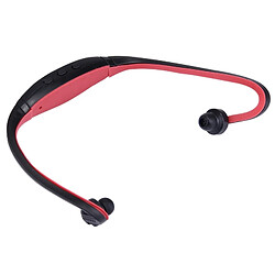 Acheter Wewoo Casque Bluetooth Sport rouge pour les smartphone & iPad ou autres périphériques audio imperméable à l'eau stéréo sans fil écouteurs intra-auriculaires avec Micro SD carte Slot & Mains libres,