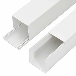 Acheter vidaXL Goulotte de câble 100x40 mm 10 m PVC