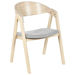 Acheter Beliani Chaise de salle à manger Set de 2 Gris clair YUBA